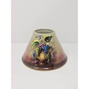 Lisa White Vineyard Blessings Lamp Candle Shade Tuscan Italian Decor